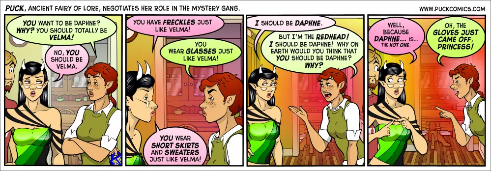 Uh, actually, I always thought Velma was the hot one.  (See, internet?  I beat you to it.)