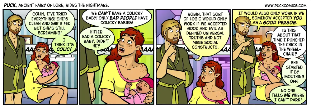 Other people who had colicky babies include Caligula, Vlad Tepes and Gary Busey, 