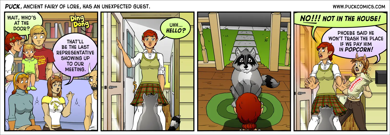 If you're wondering how a raccoon could possibly hit the doorbell button, you know nothing about raccoons.