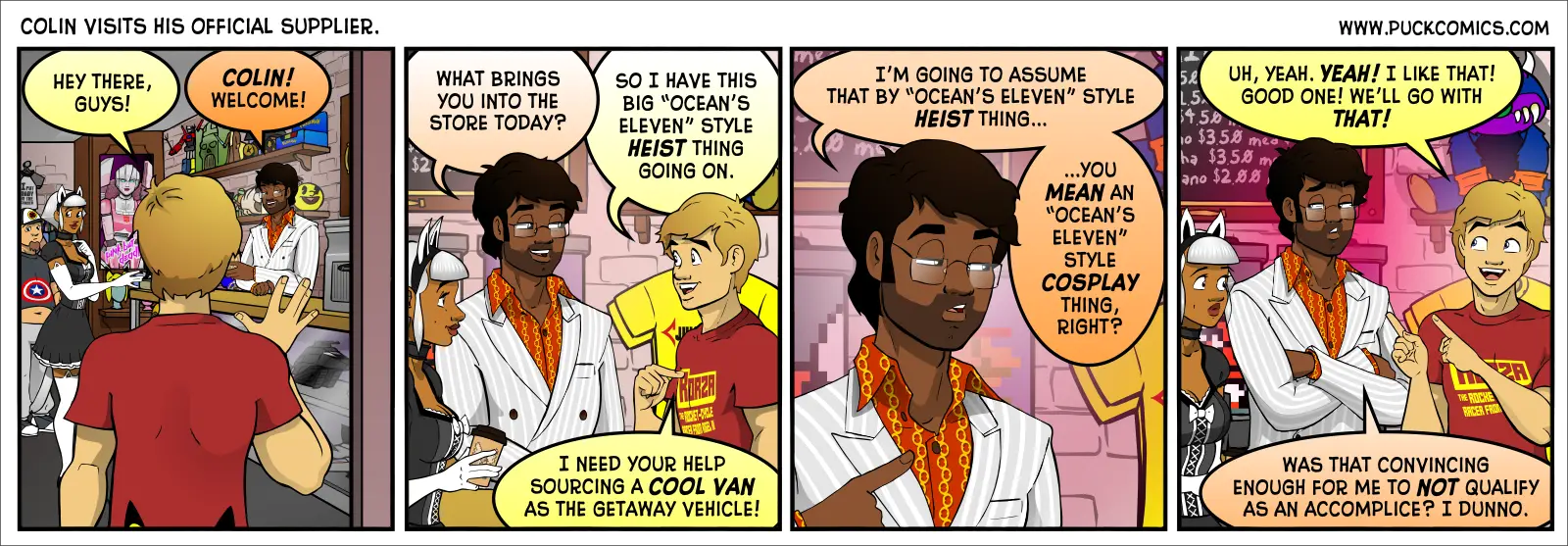 I hid a REAL nerd in the background of panel one. Just for representation.