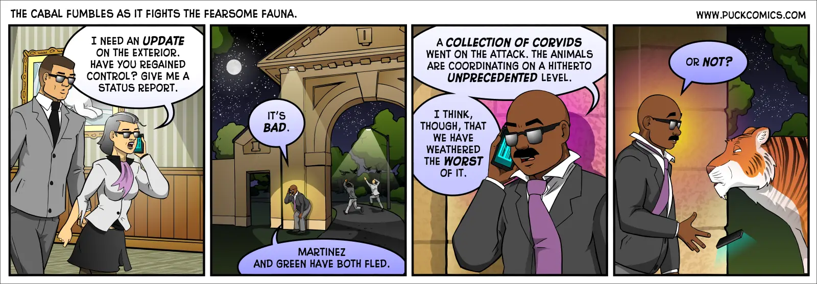 I mean, there was that time in 1997 when the badgers and the beavers united to try and conquer Winnipeg, but that wasn't nearly as sophisticated as this!