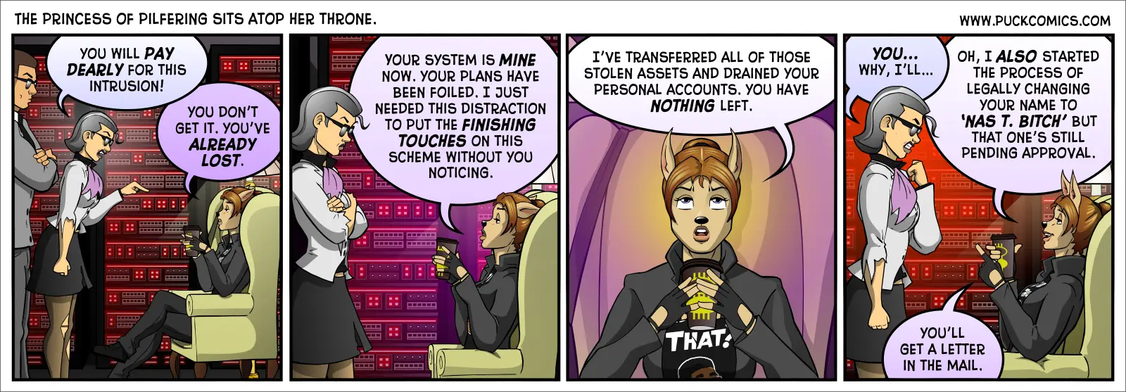 Daphne also made her donate five bucks to one thousand different registered charities. Because once she donates, they will never stop hounding her for the rest of her life.