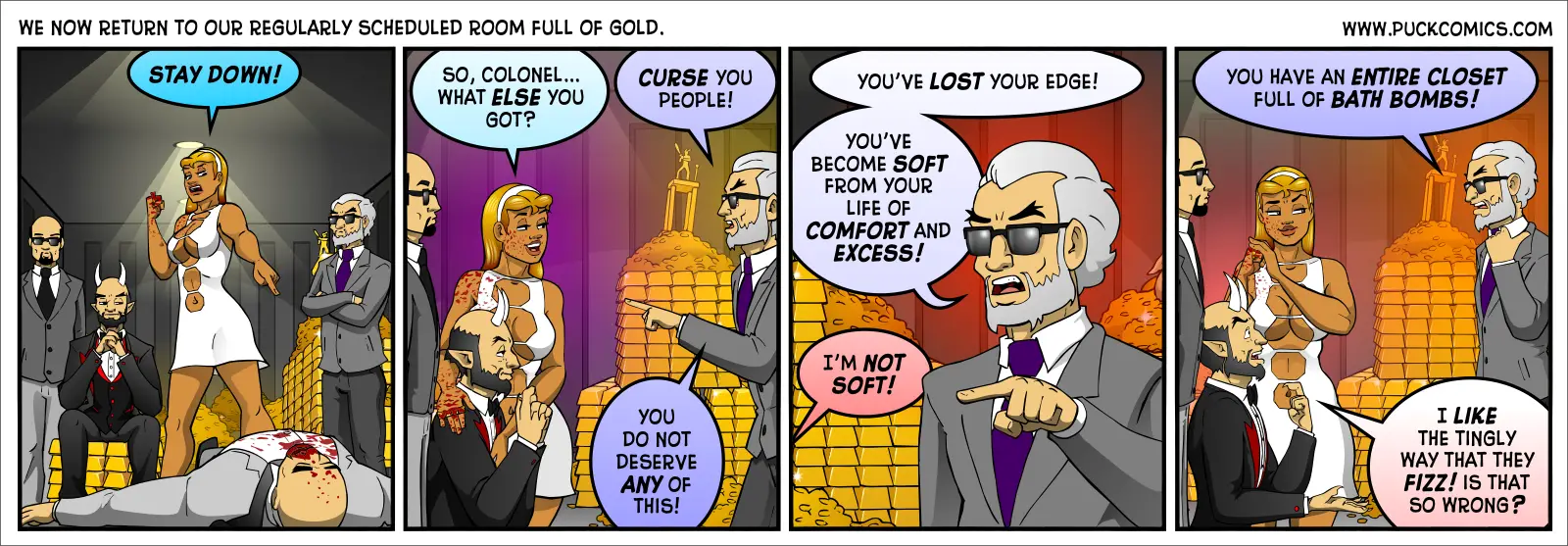 Any Satan worth his salt should have a closet full of REAL bombs, amirite?